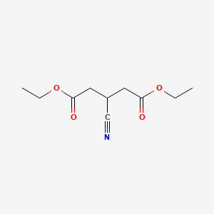 molecular formula C10H15NO4 B8048490 3-Cyano-pentanedioic acid diethyl ester 