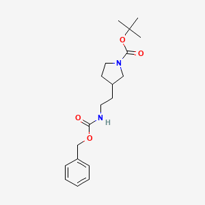 3-(2-Benzyloxycarbonylaminoethyl)pyrrolidine-1-carboxylic acid tert-butyl ester