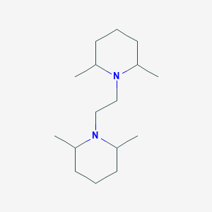 molecular formula C16H32N2 B8048552 1-[2-(2,6-Dimethylpiperidin-1-yl)ethyl]-2,6-dimethylpiperidine 