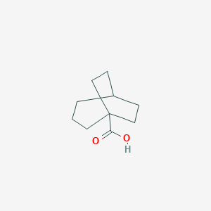 molecular formula C10H16O2 B8048616 Bicyclo[3.2.2]nonane-1-carboxylic acid CAS No. 19388-40-0