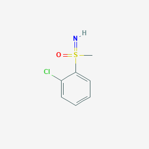 molecular formula C7H8ClNOS B8048639 1-chloro-2-(S-methylsulfonimidoyl)benzene 