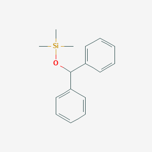 molecular formula C16H20OSi B080487 Silane, (diphenylmethoxy)trimethyl- CAS No. 14629-59-5