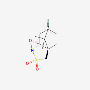 molecular formula C10H15NO3S B8048735 rel-(4aR,7S,8aR)-9,9-Dimethyltetrahydro-4H-4a,7-methanobenzo[c][1,2]oxazireno[2,3-b]isothiazole 3,3-dioxide 