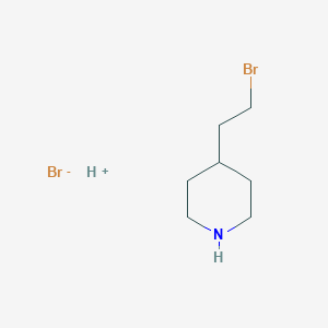4-(2-Bromoethyl)piperidine;hydron;bromide