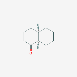 molecular formula C10H16O B8048791 反式-双环[4.4.0]癸烷-2-酮 