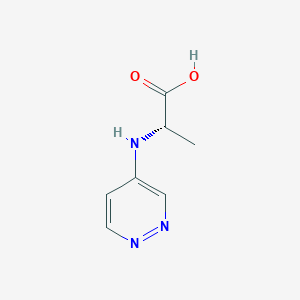 molecular formula C7H9N3O2 B8048813 Pyridazin-4-yl-L-alanine 