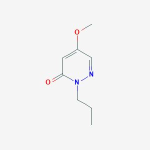 molecular formula C8H12N2O2 B8048827 5-Methoxy-2-propylpyridazin-3(2H)-one 