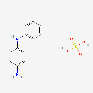 molecular formula C12H14N2O4S B8048891 4-氨基联苯胺硫酸盐 