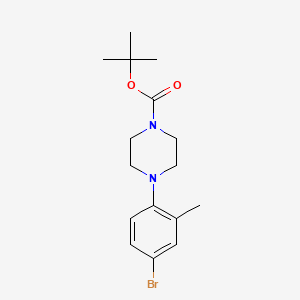 molecular formula C16H23BrN2O2 B8048936 Tert-butyl 4-(4-bromo-2-methylphenyl)piperazine-1-carboxylate 