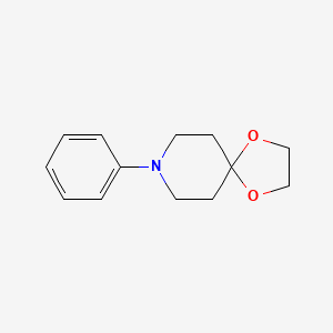 molecular formula C13H17NO2 B8048954 8-Phenyl-1,4-dioxa-8-azaspiro[4.5]decane CAS No. 198649-62-6