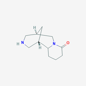 molecular formula C11H18N2O B8048988 (1S)-1beta,5beta-Methano-1,2,3,4,5,6,9,10,11,11a-decahydro-8H-pyrido[1,2-a][1,5]diazocine-8-one 