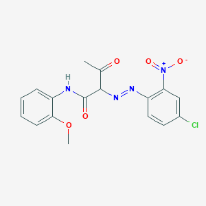 molecular formula C17H15ClN4O5 B080490 C.I. 颜料黄 73 CAS No. 13515-40-7