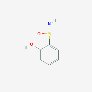 molecular formula C7H9NO2S B8049026 2-(S-methylsulfonimidoyl)phenol 
