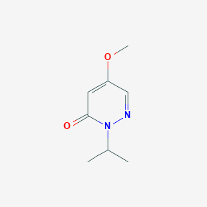 molecular formula C8H12N2O2 B8049041 2-Isopropyl-5-methoxypyridazin-3(2H)-one 