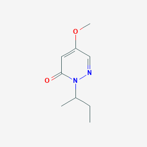 molecular formula C9H14N2O2 B8049044 2-(sec-Butyl)-5-methoxypyridazin-3(2H)-one 