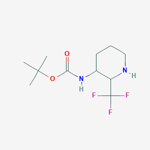 tert-Butyl (2-(trifluoromethyl)piperidin-3-yl)carbamate