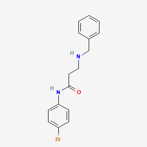 molecular formula C16H17BrN2O B8049131 3-(Benzylamino)-N-(4-bromophenyl)propanamide 