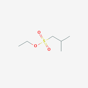 molecular formula C6H14O3S B8049206 Ethyl 2-methylpropane-1-sulfonate 