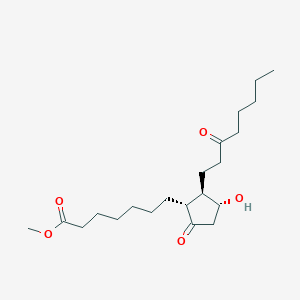 molecular formula C21H36O5 B8049502 methyl 7-[(1R,2R,3R)-3-hydroxy-5-oxo-2-(3-oxooctyl)cyclopentyl]heptanoate 