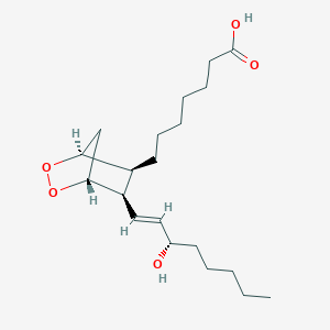 7-[(1R,4S,5S,6R)-6-[(E,3S)-3-hydroxyoct-1-enyl]-2,3-dioxabicyclo[2.2.1]heptan-5-yl]heptanoic acid