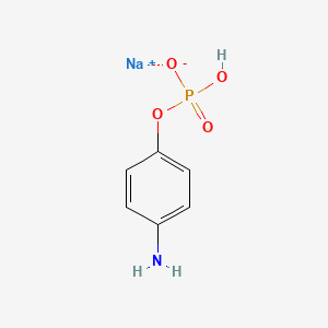 molecular formula C6H7NNaO4P B8049549 4-Aminophenyl phosphate monosodium salt 