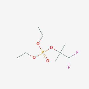 molecular formula C8H17F2O4P B8049760 1,1-Difluoro-2-methylpropan-2-yl diethyl phosphate 
