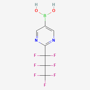 (2-(Perfluoropropyl)pyrimidin-5-yl)boronic acid
