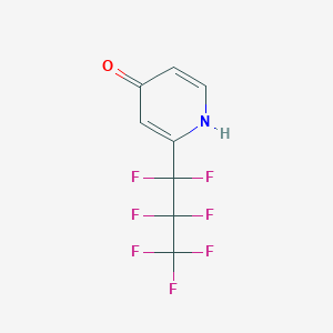 molecular formula C8H4F7NO B8049806 2-(Perfluoropropyl)pyridin-4-ol 