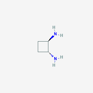 molecular formula C4H10N2 B8049991 trans-Cyclobutane-1,2-diamine 