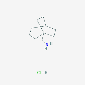 molecular formula C10H20ClN B8050040 Bicyclo[3.2.2]nonan-1-ylmethanamine hydrochloride 