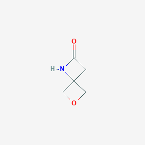 molecular formula C5H7NO2 B8050152 6-Oxa-1-azaspiro[3.3]heptan-2-one 