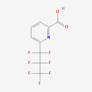 molecular formula C9H4F7NO2 B8050161 6-(Perfluoropropyl)picolinic acid 