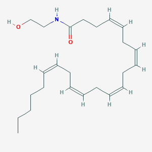 molecular formula C24H39NO2 B8050272 (4Z,7Z,10Z,13Z,16Z)-N-(2-hydroxyethyl)docosa-4,7,10,13,16-pentaenamide 