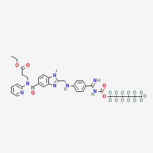 molecular formula C34H41N7O5 B8050293 Dabigatran etexilate-d13 