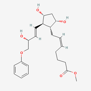 methyl (Z)-7-[(1R,2R,3R,5S)-3,5-dihydroxy-2-[(E,3R)-3-hydroxy-4-phenoxybut-1-enyl]cyclopentyl]hept-5-enoate