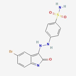 molecular formula C14H11BrN4O3S B8050324 CID 5858639 
