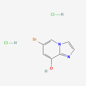 6-Bromoimidazo[1,2-a]pyridin-8-ol dihydrochloride