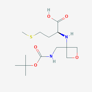(3-(((tert-butoxycarbonyl)amino)methyl)oxetan-3-yl)-L-methionine