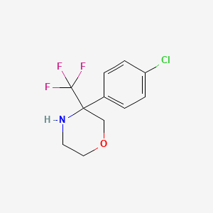 molecular formula C11H11ClF3NO B8050649 CID 131874716 