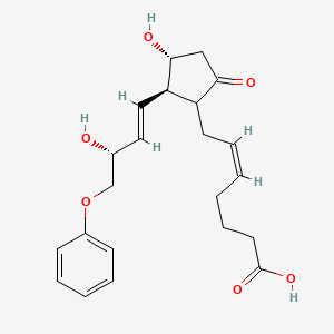 molecular formula C22H28O6 B8050662 16-苯氧基四氢前列腺素 E2 
