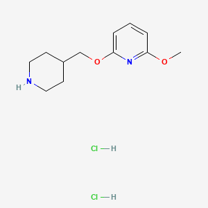 2-Methoxy-6-[(piperidin-4-yl)methoxy]pyridine dihydrochloride