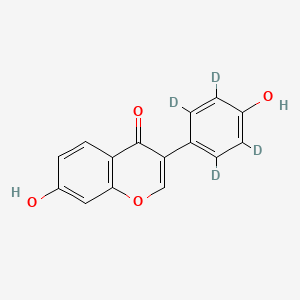molecular formula C15H10O4 B8050709 7-Hydroxy-3-(2,3,5,6-tetradeuterio-4-hydroxyphenyl)chromen-4-one 
