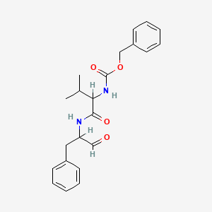 molecular formula C22H26N2O4 B8050788 碳苄氧基缬氨基苯丙氨酸 