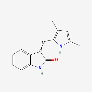 3-[(3,5-dimethyl-1H-pyrrol-2-yl)methylidene]-1H-indol-2-one