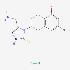 molecular formula C14H16ClF2N3S B8050821 (R)-Nepicastat hydrochloride 