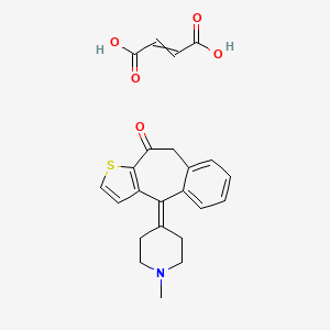 molecular formula C23H23NO5S B8050906 KETOTIFEN FUMARATE 