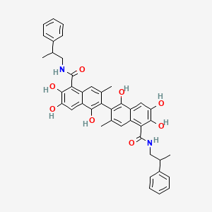 molecular formula C42H40N2O8 B8051034 Apogossypol derivative, 8r 