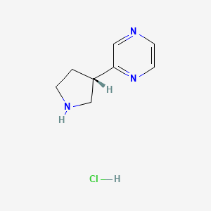 2-Pyrrolidin-3-YL-pyrazine hcl