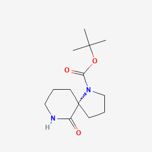 tert-butyl (5R)-6-oxo-1,7-diazaspiro[4.5]decane-1-carboxylate