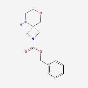 molecular formula C14H18N2O3 B8051227 2-Cbz-8-Oxa-2,5-diaza-spiro[3.5]nonane 